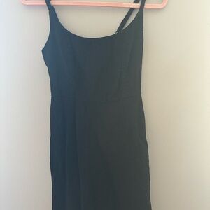 NWOT Old Navy Black Linen Mini Dress With Pockets